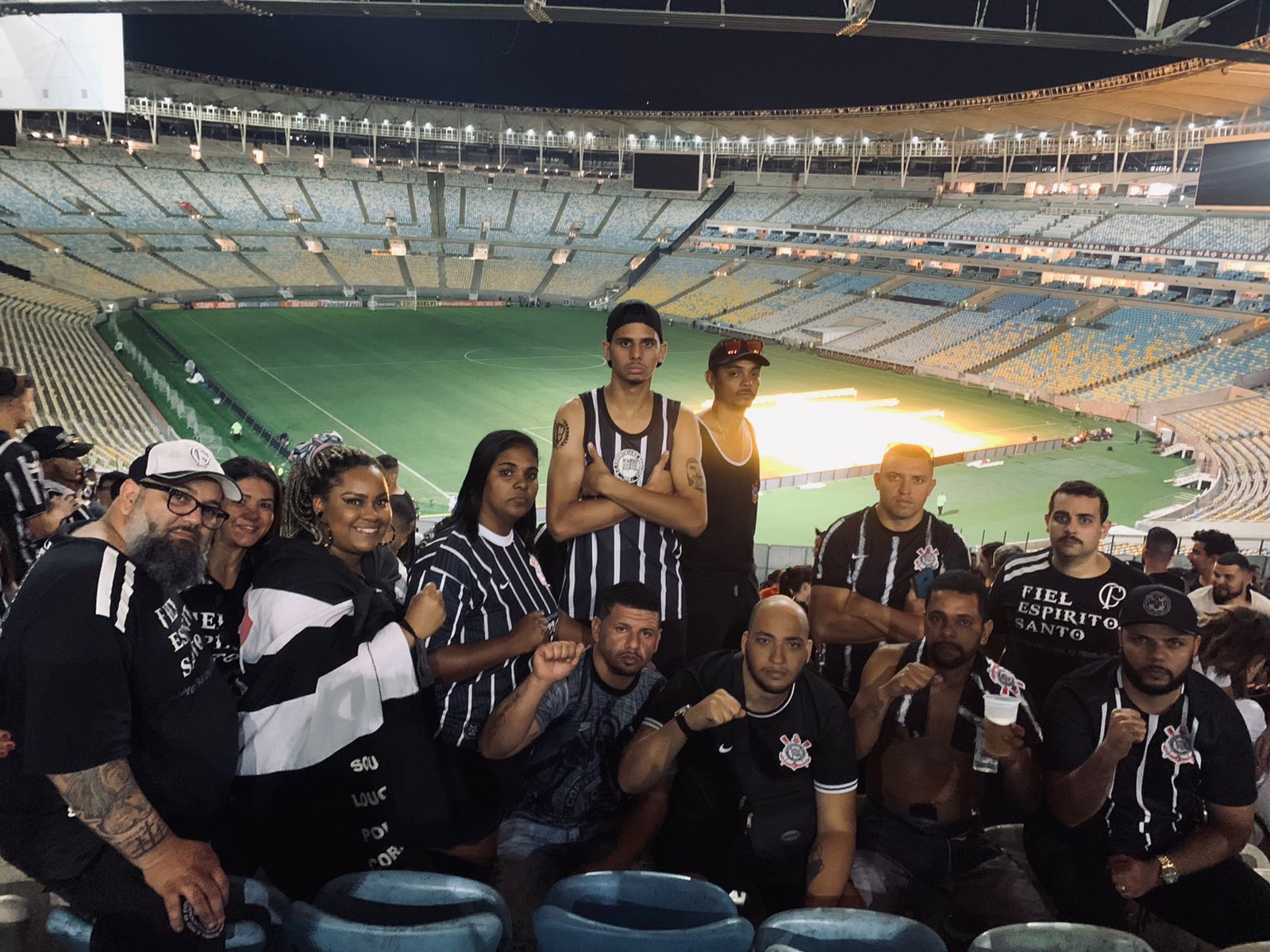 Pós-jogo no Maracanã